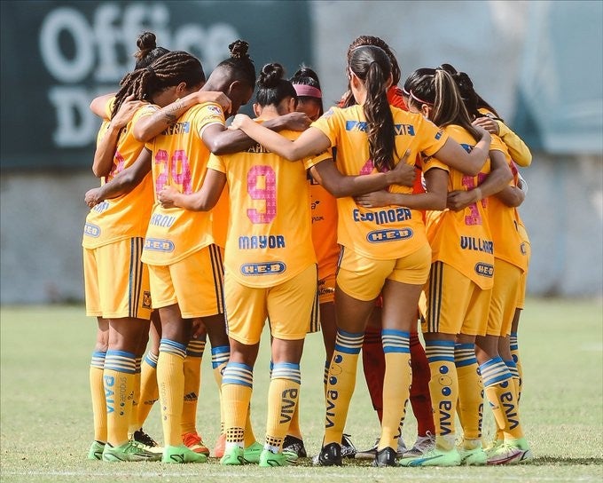 Tigres Femenil en partido