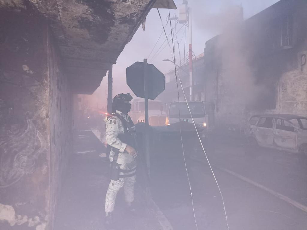 Resultado del incendio en Aguascalientes 