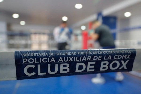 Juan ‘Elegante’ Martínez durante entrenamiento