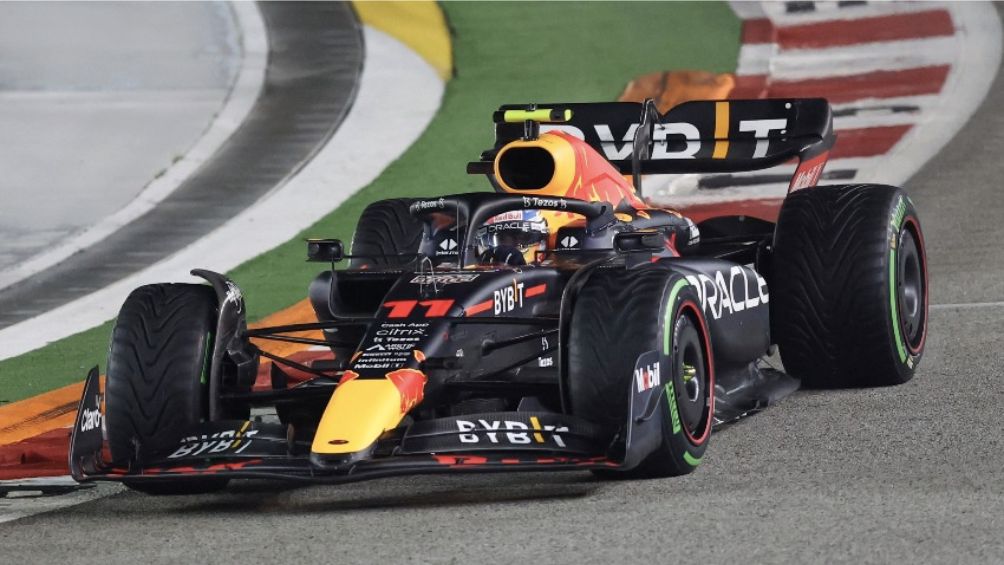 El RB18 de Sergio Pérez