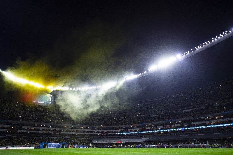 Estadio Azteca en el partido entre América VS Toluca