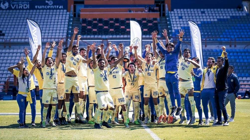 América celebrando el campeonato 