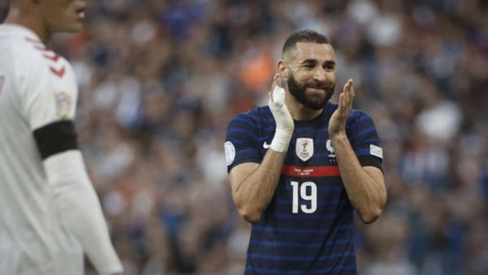 Karim con la selección francesa