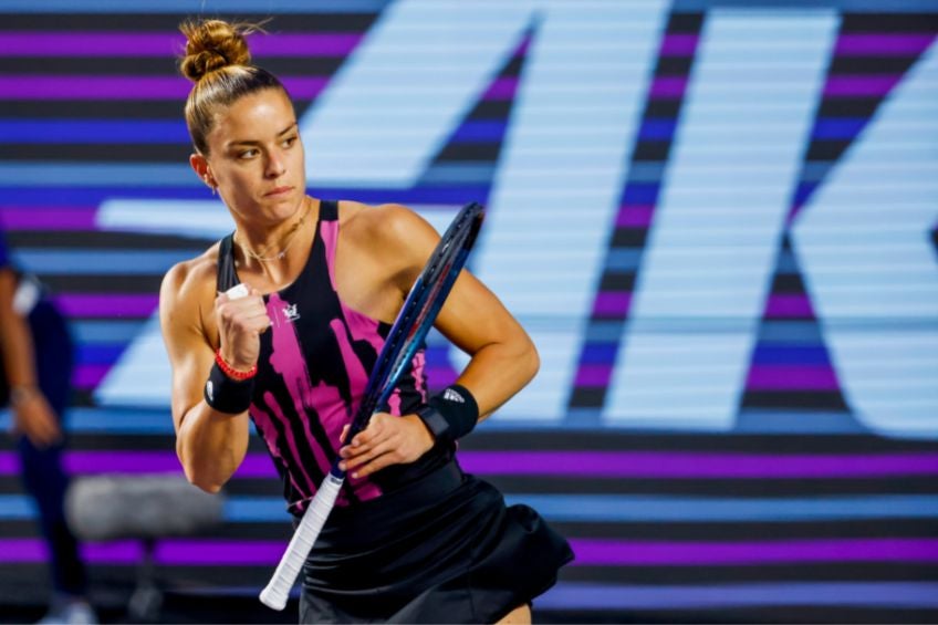 Maria Sakkari durante el Abierto de Guadalajara