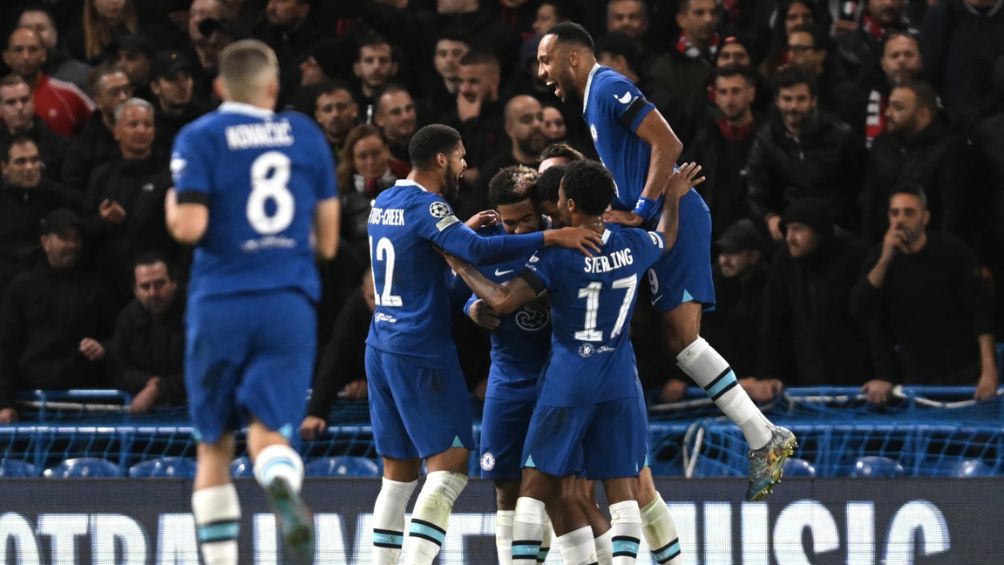 El Chelsea celebra la victoria ante el Milán