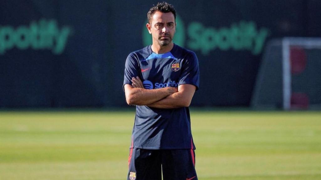 Xavi, entrenador del Barcelona 