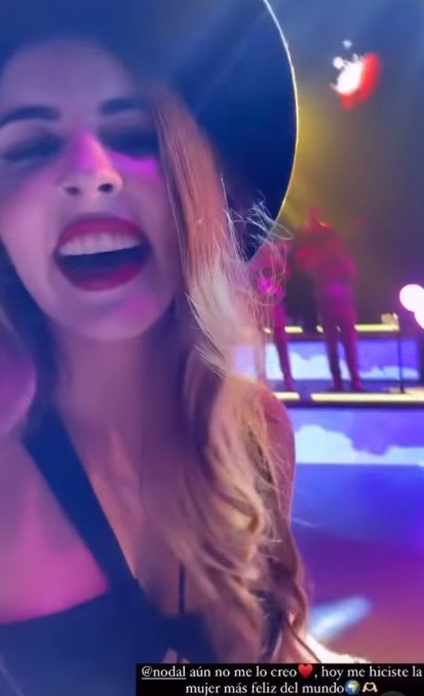 Christian Nodal le cantó al oído a fan venezolana que se parece a Belinda