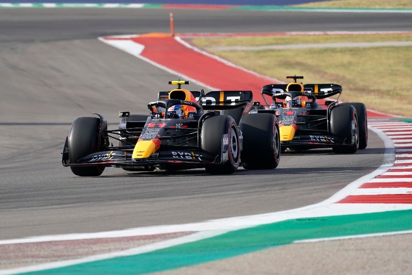 Max y Checo en el GP de Estados Unidos 