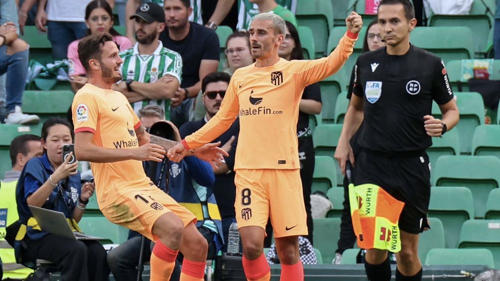 Griezmann celebra gol Olímpico