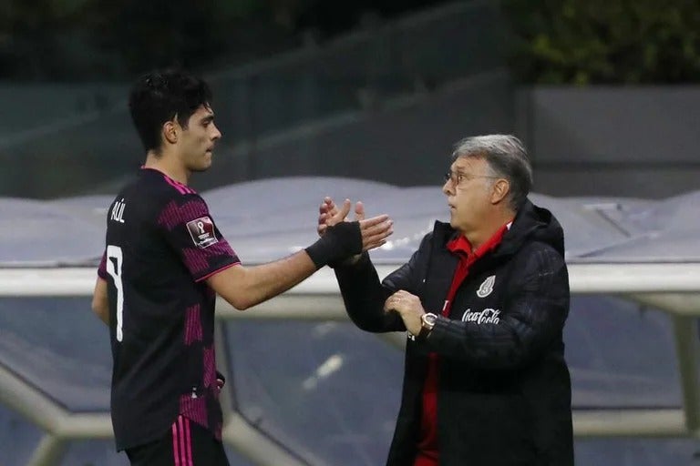 Jiménez y el Tata Martino 