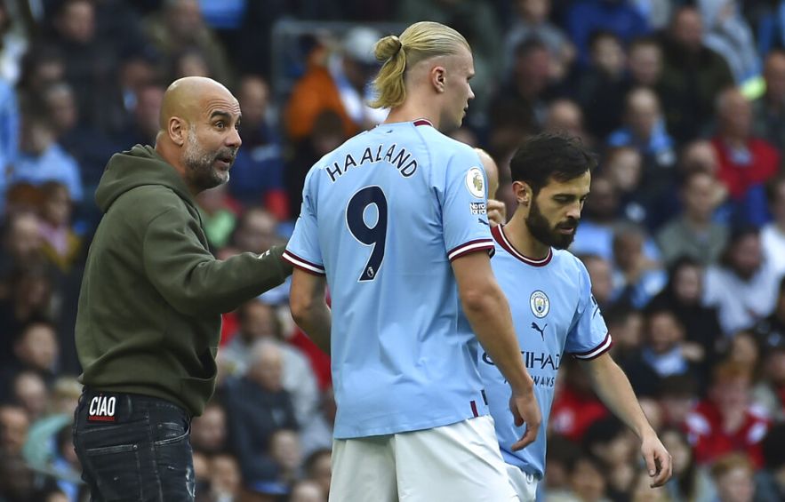 Guardiola destacó la disciplina de Haaland 