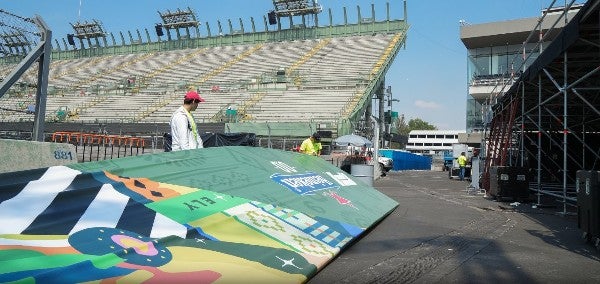 Autódromo Hermanos Rodríguez previo al GP de México