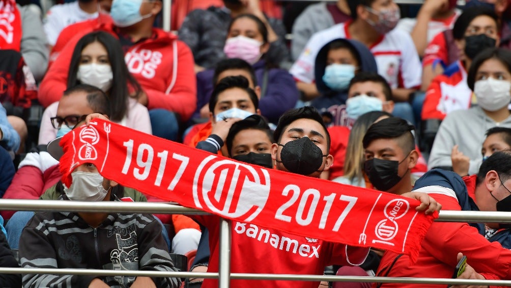 Afición de Toluca en un partido