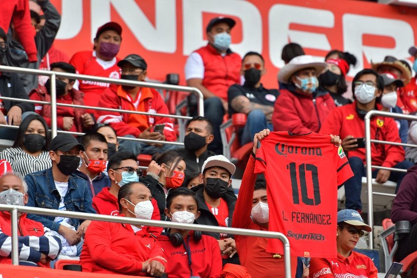 Afición de Toluca en un partido