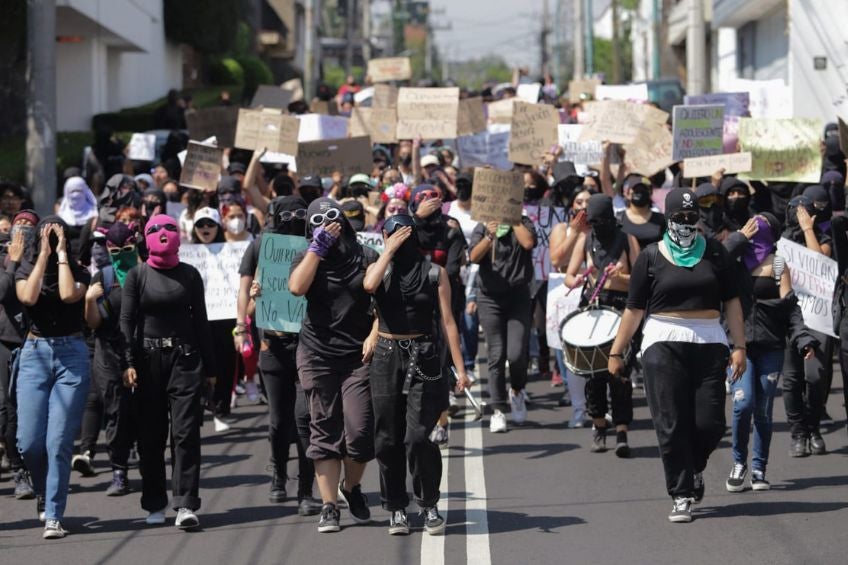 Marcha rumbo a Ciudad Universitaria