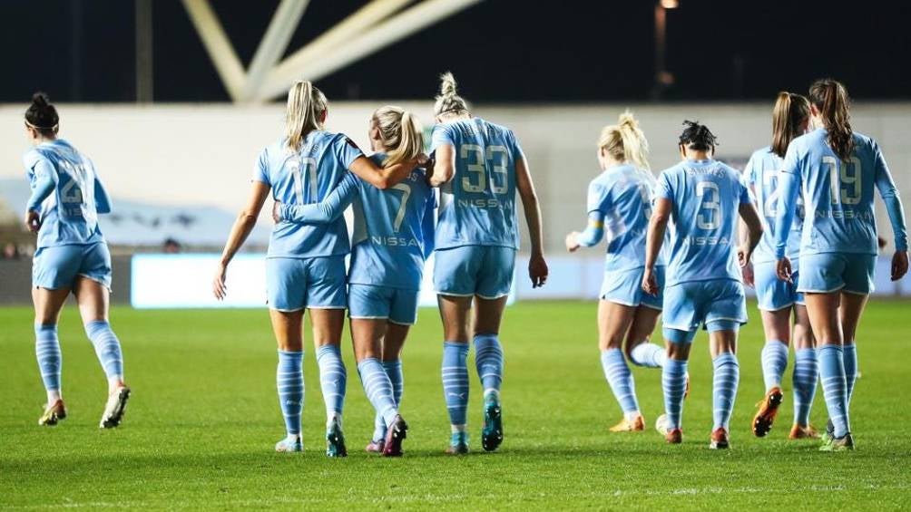 Manchester City Femenil festeja una victoria