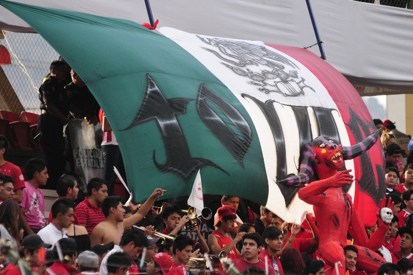 Afición de Toluca en un partido