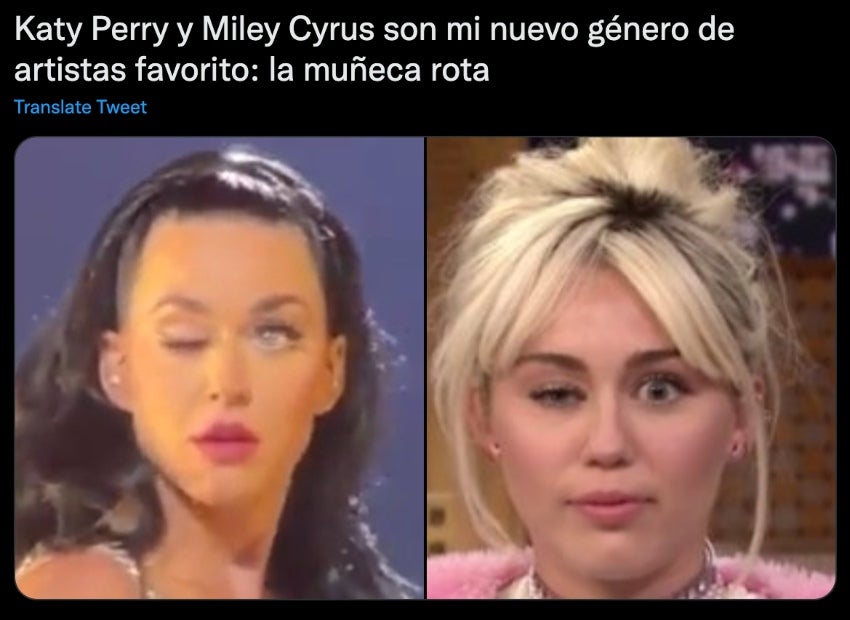 Meme sobre el 'accidente' de Katy Perry