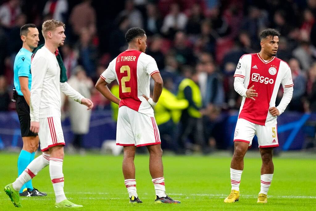 El Ajax se lamenta la goleada