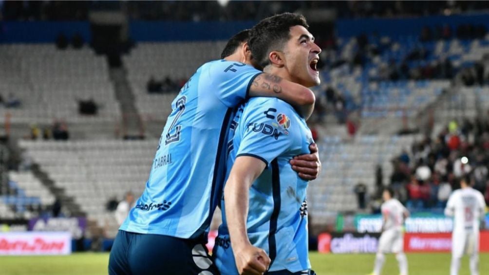 Nico Ibáñez celebra un gol