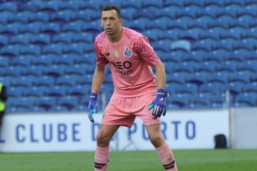 Agustín Marchesín durante un partido del Porto