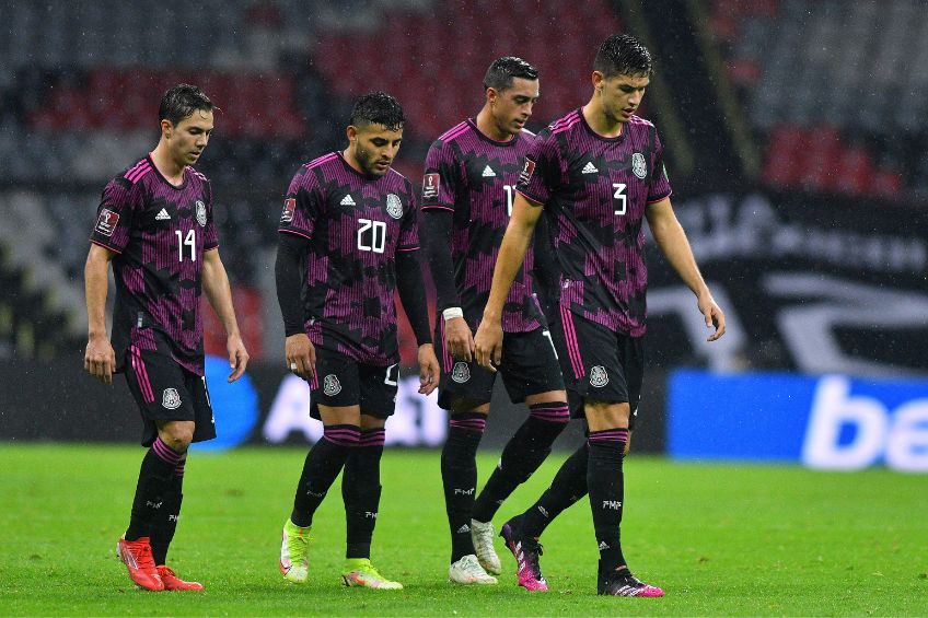 Jugadores de México tras un partido