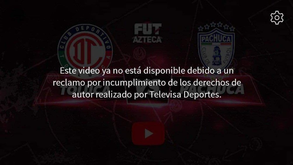 Televisa tumbó transmisión de la final en Youtube de TV Azteca