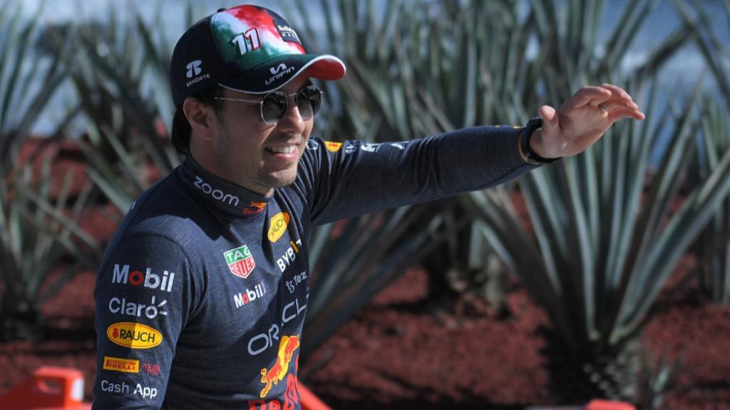 Checo en el Showrun de Guadalajara 