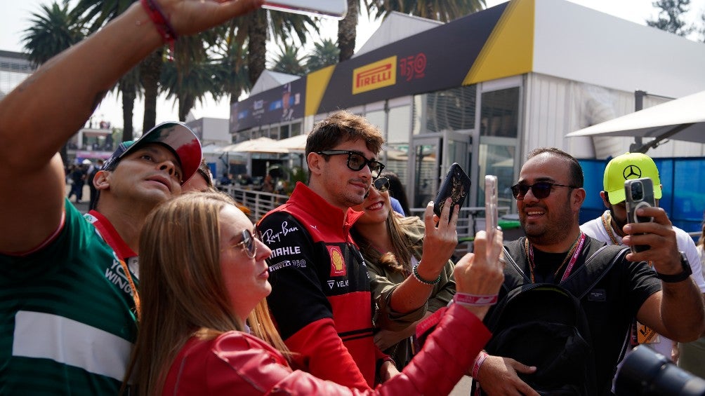 Charles Leclerc en el GP de México