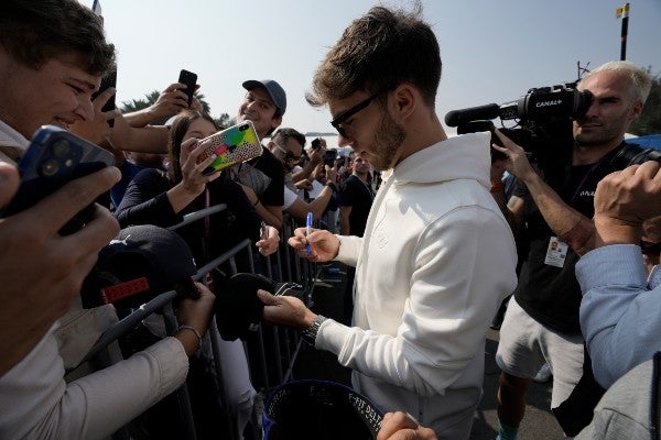 Pierre Gasly con AlphaTauri en el GP de México