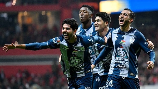 Pachuca celebra anotación frente a Toluca