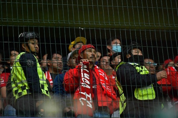 Aficionados del Toluca durante la Ida de la Final en el Apertura 2022