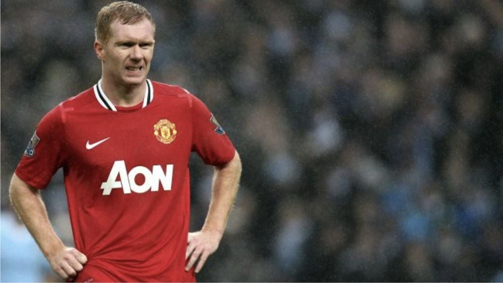 Paul Scholes con el Manchester United