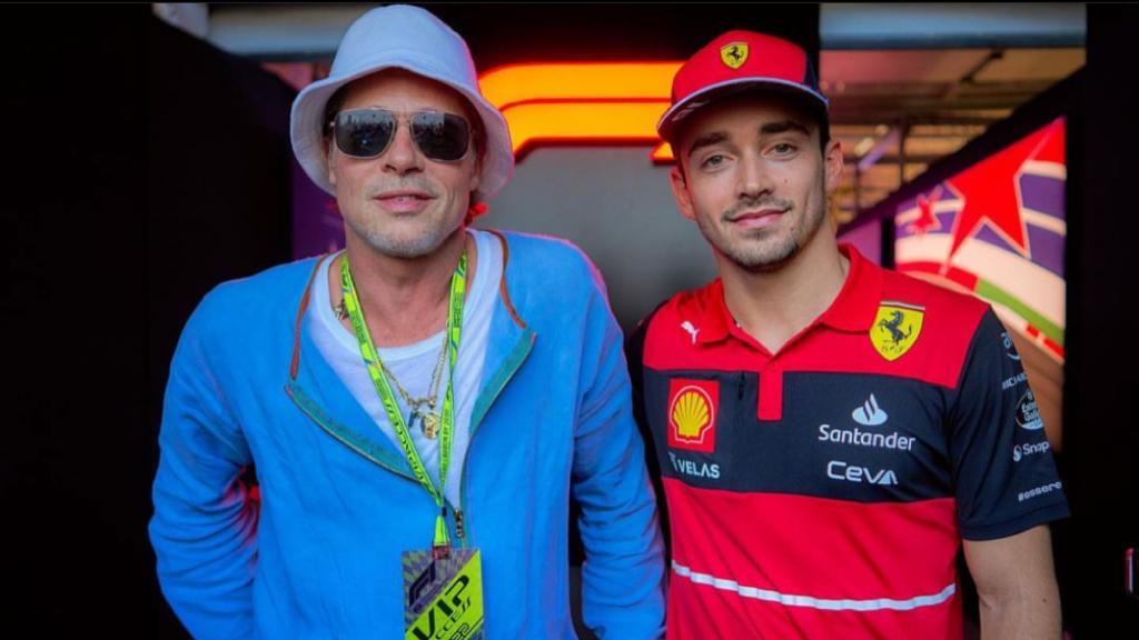 Leclerc y Brad Pitt 