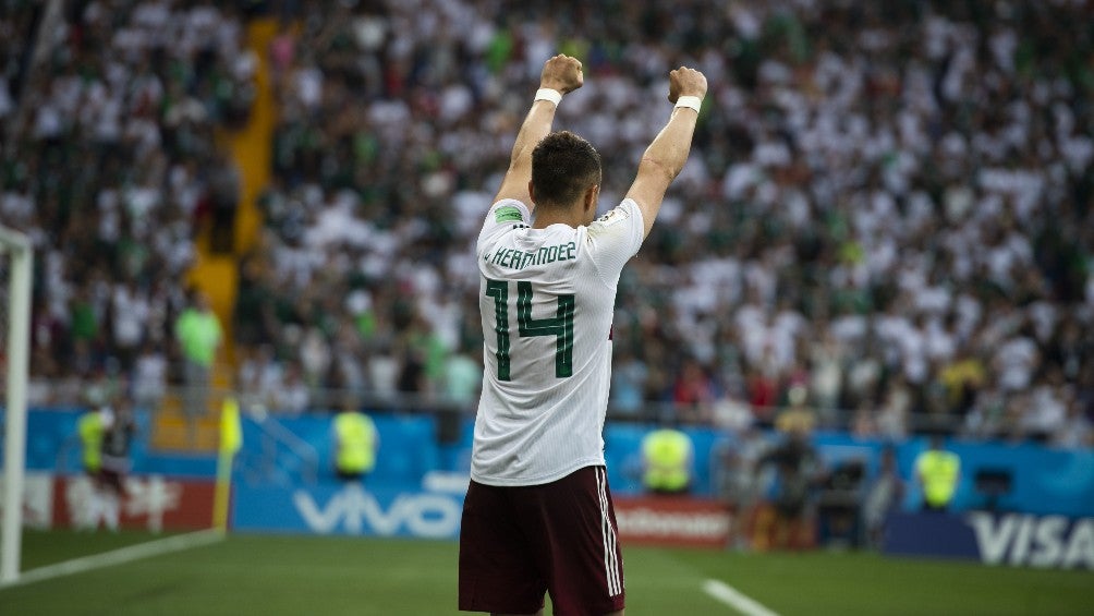 Chicharito Hernández tiene 4 goles en Copas del Mundo