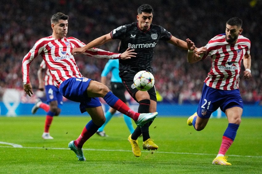 Morata en un partido del Atleti