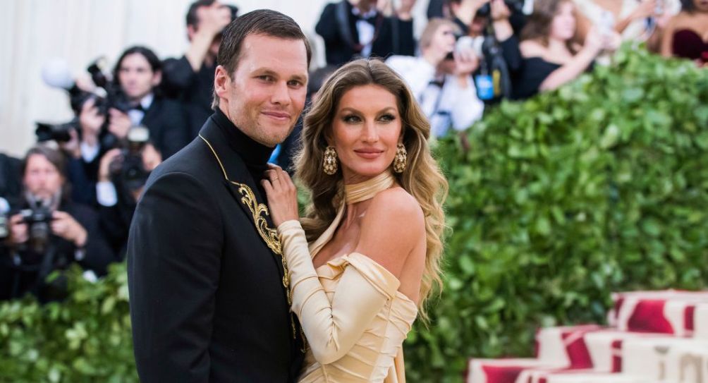 Tom Brady y Gisele Bündchen en un evento