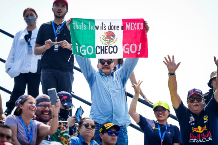 Aficionados en el GP de México