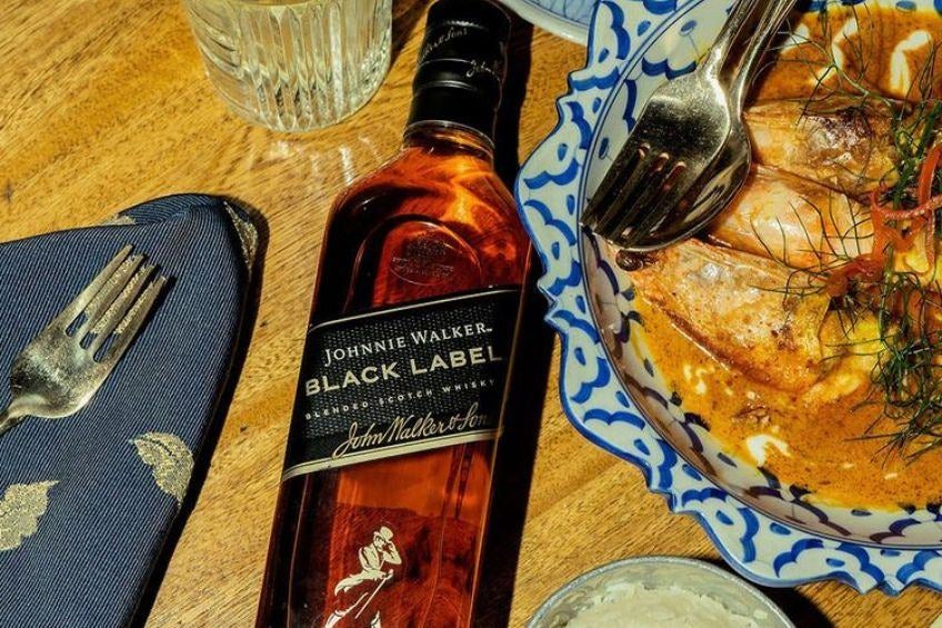 Botella de Johnnie Walker