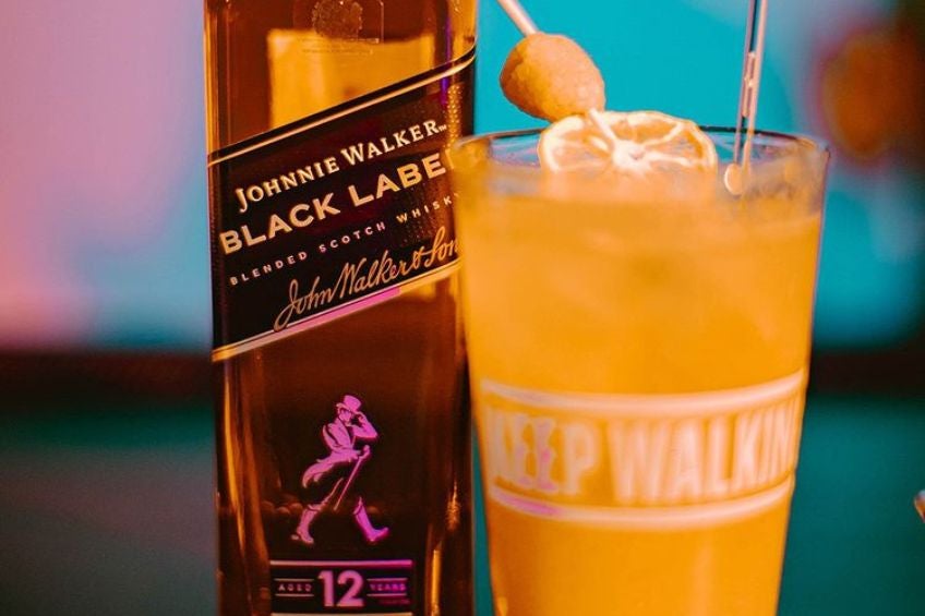 Botella de Johnnie Walker