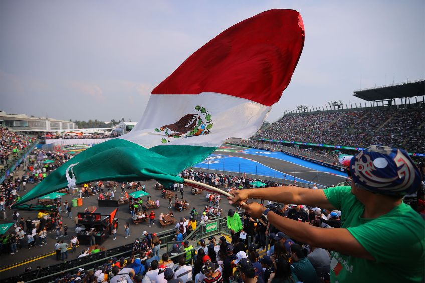 Aficionados en el GP de México