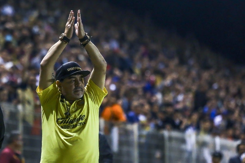 Maradona como DT de Dorados