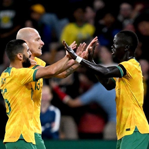 Australia celebra en partido