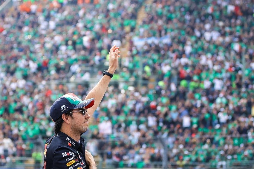 Checo Pérez en el Gp de México 