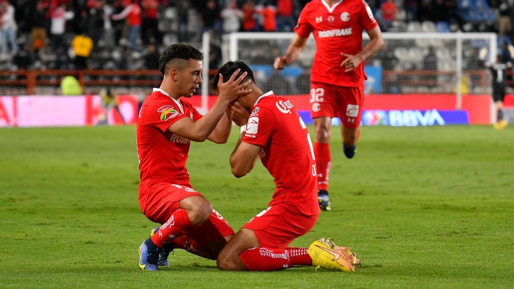 Dedos López en festejo en la Final del futbol mexicano