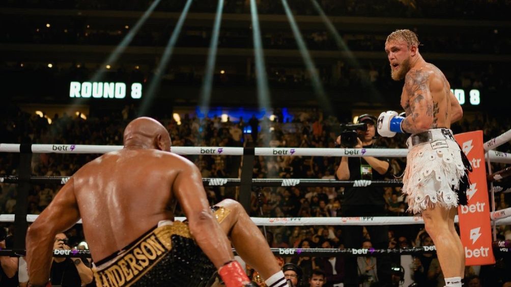 Jake Paul venció a Anderson Silva