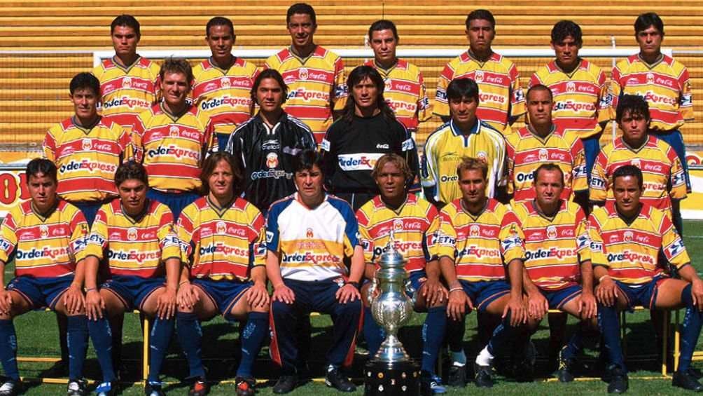 Monarcas Morelia con su único titulo de Liga