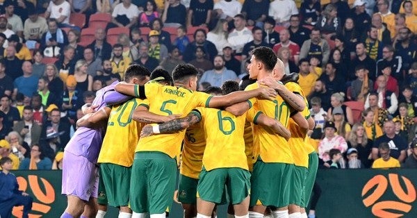 Australia celebra en partido