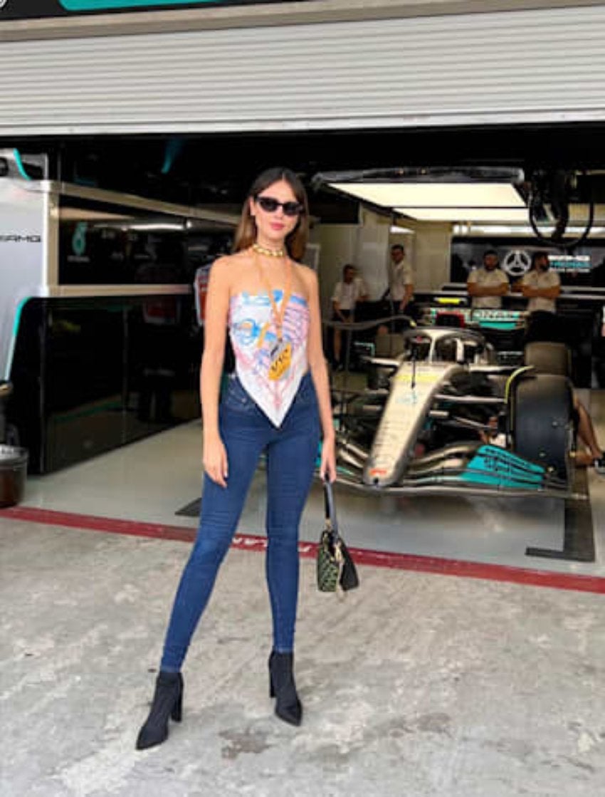 Eiza González en el GP de México 2022