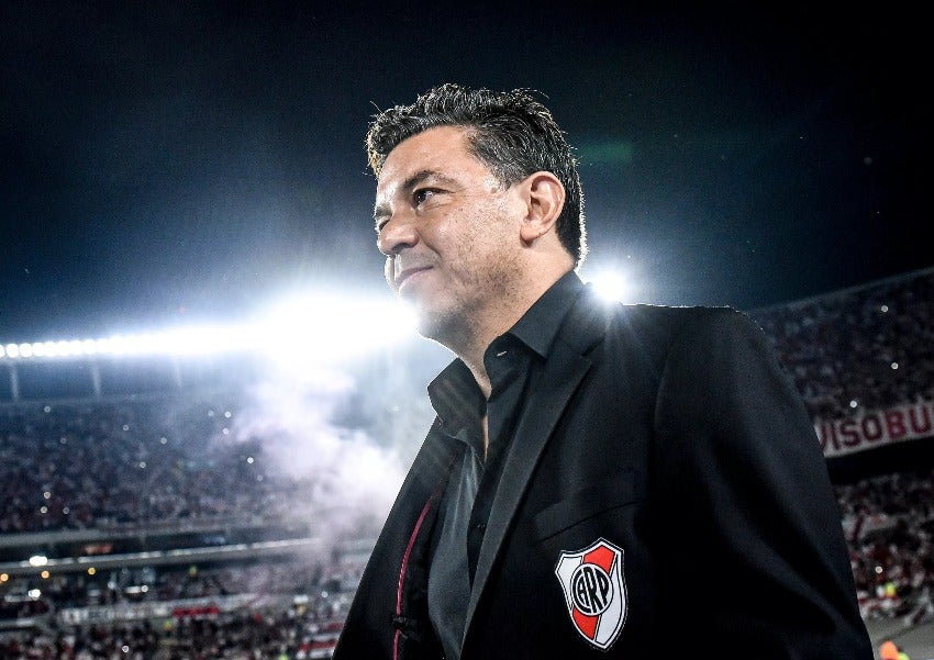 Marcelo Gallardo en su despedida de River